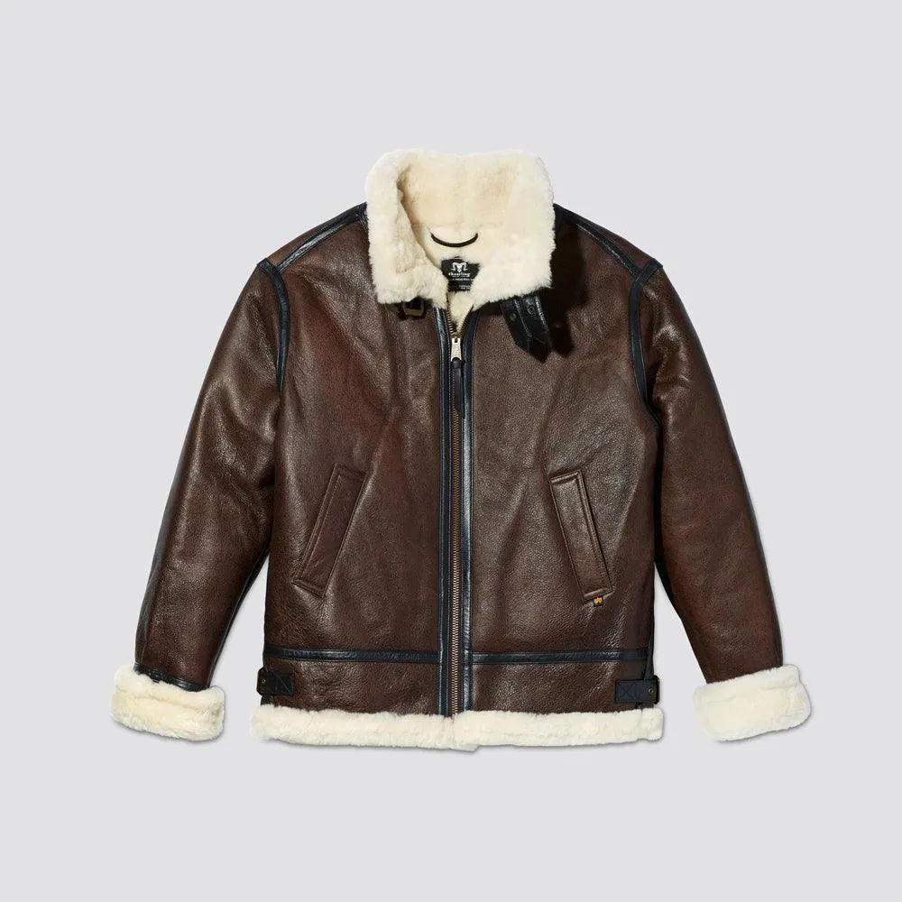 B-3 Flight Leather Bomber Jacket