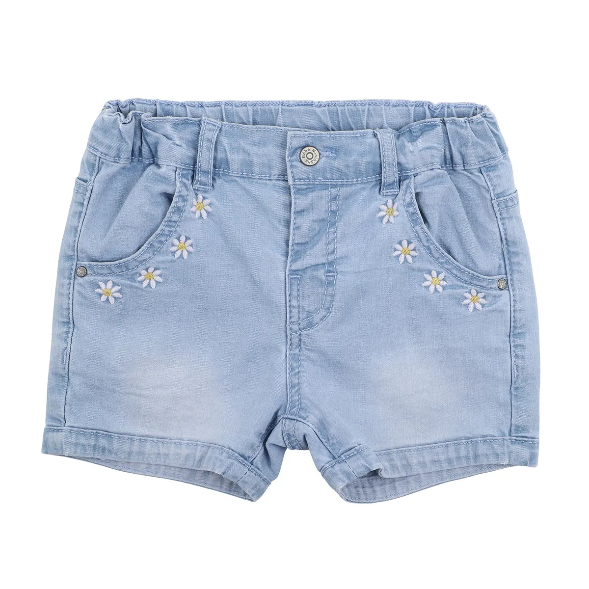 Bebe Chloe Daisy Denim Shorts (Size 3-7)