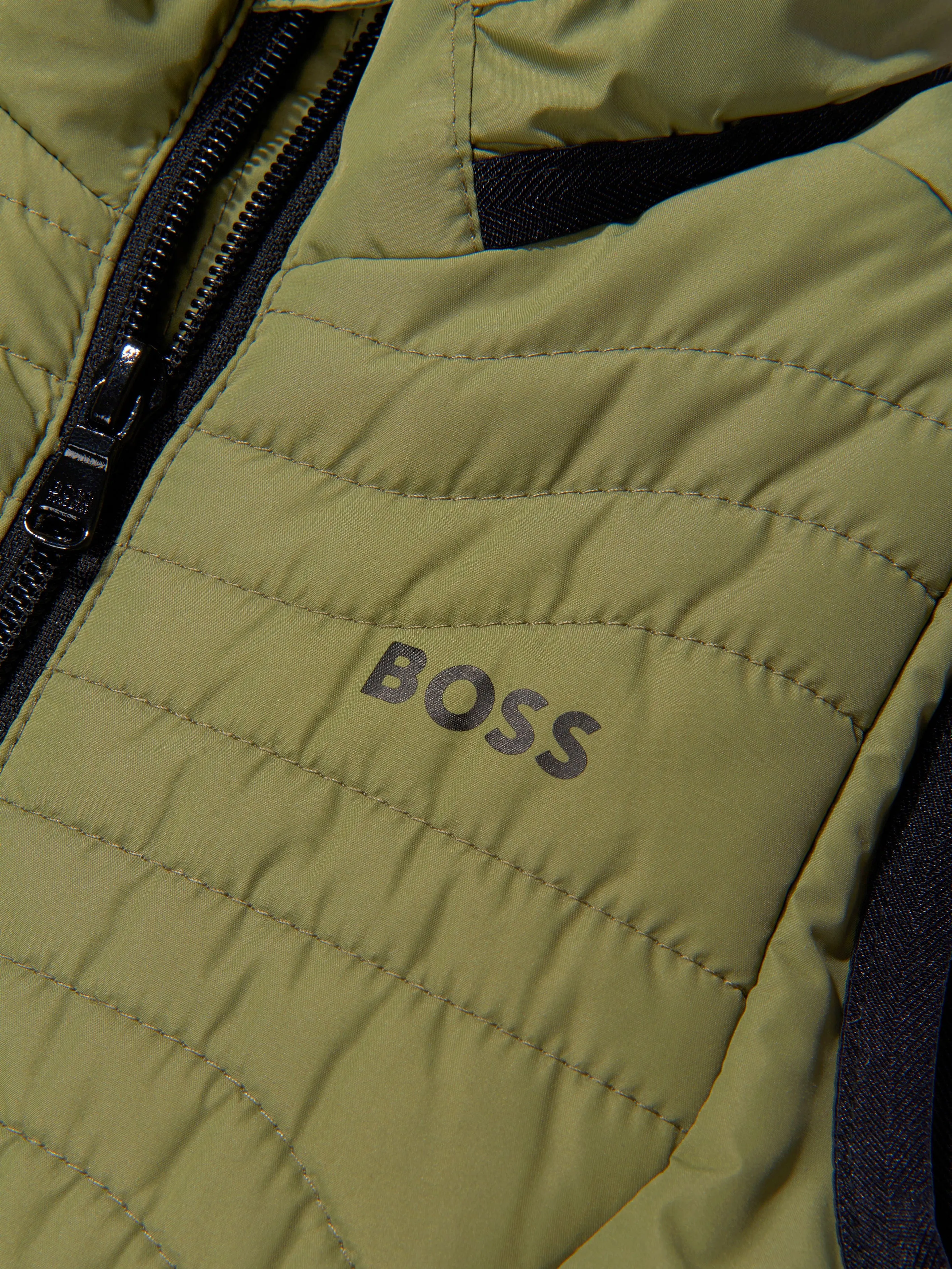 BOSS Boys Recycled Nylon Water Repellent Puffer Jacket