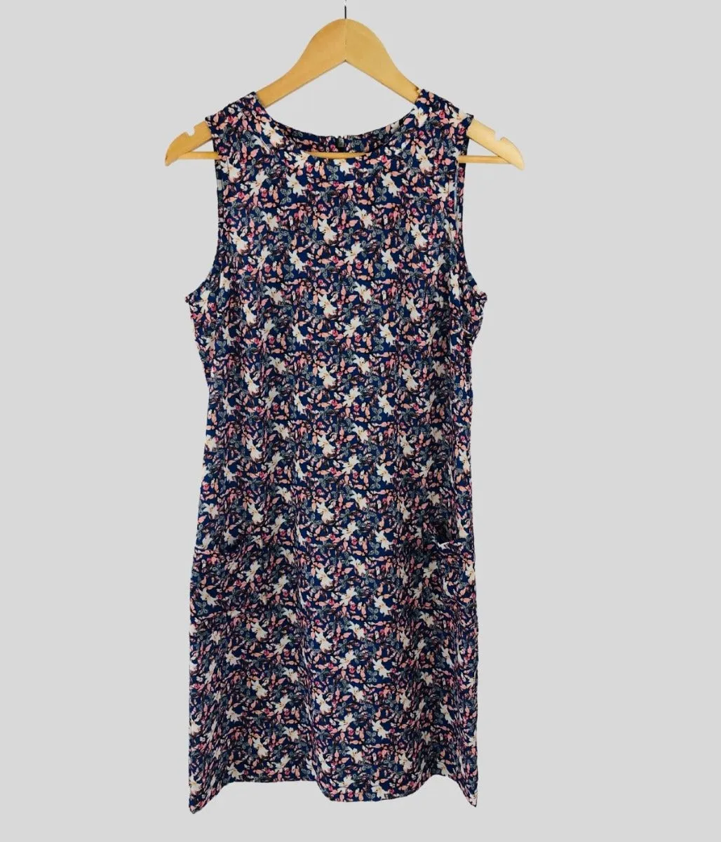 Butterfly Print Shift Dress