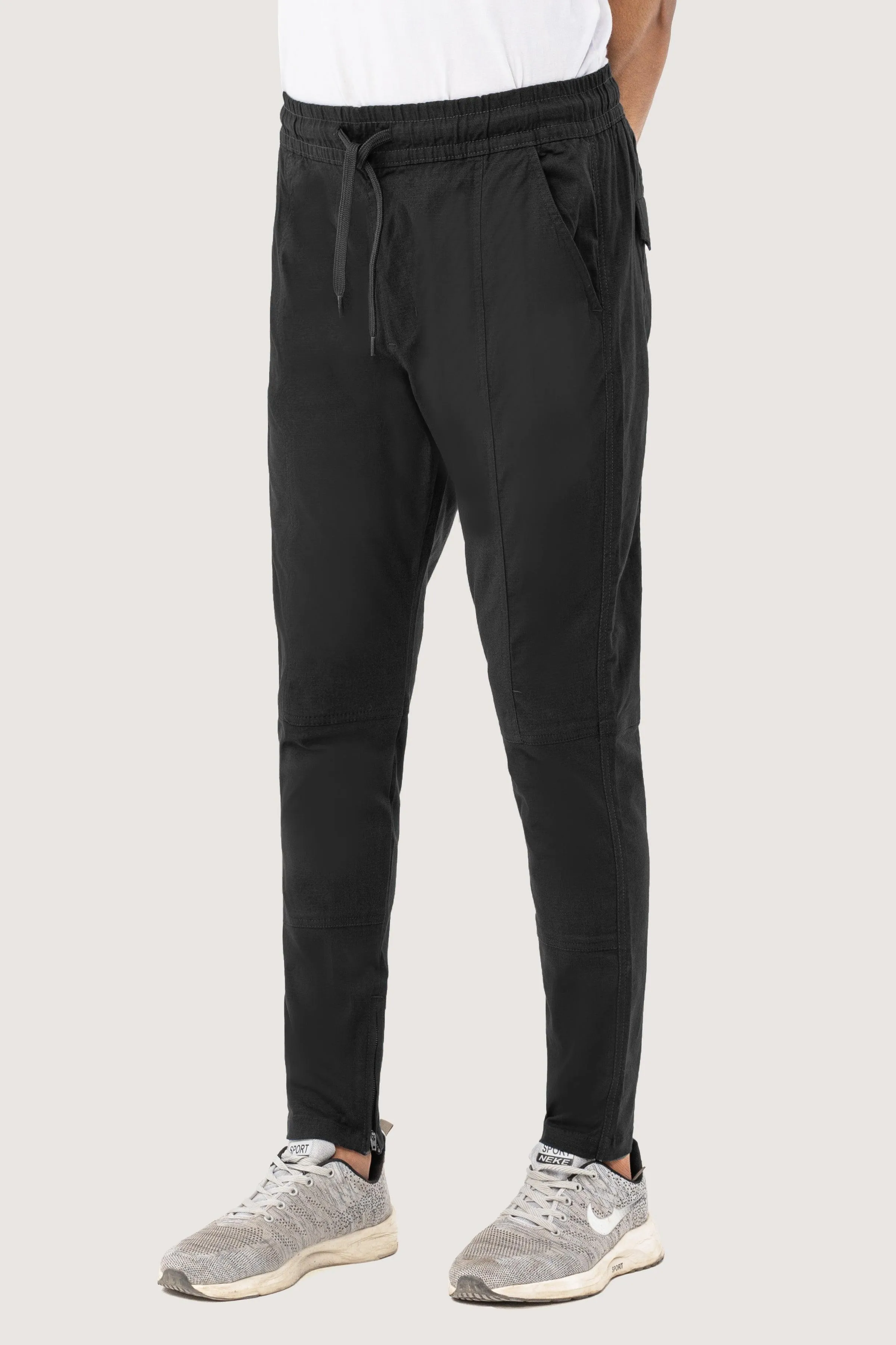 CASUAL RIPSTOP TROUSER  BLACK