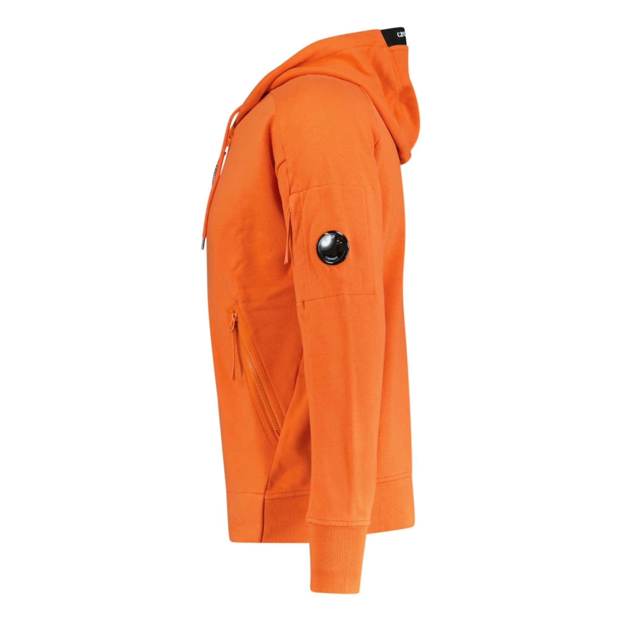 CP Company Arm Lens Hoodie Orange