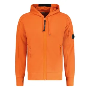 CP Company Arm Lens Hoodie Orange