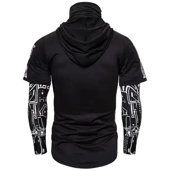 Cyberpunk Ninja Sweatshirt Hooded