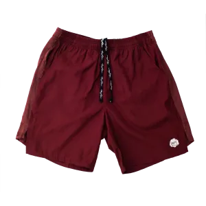 Danny Duncan Maroon Running Shorts