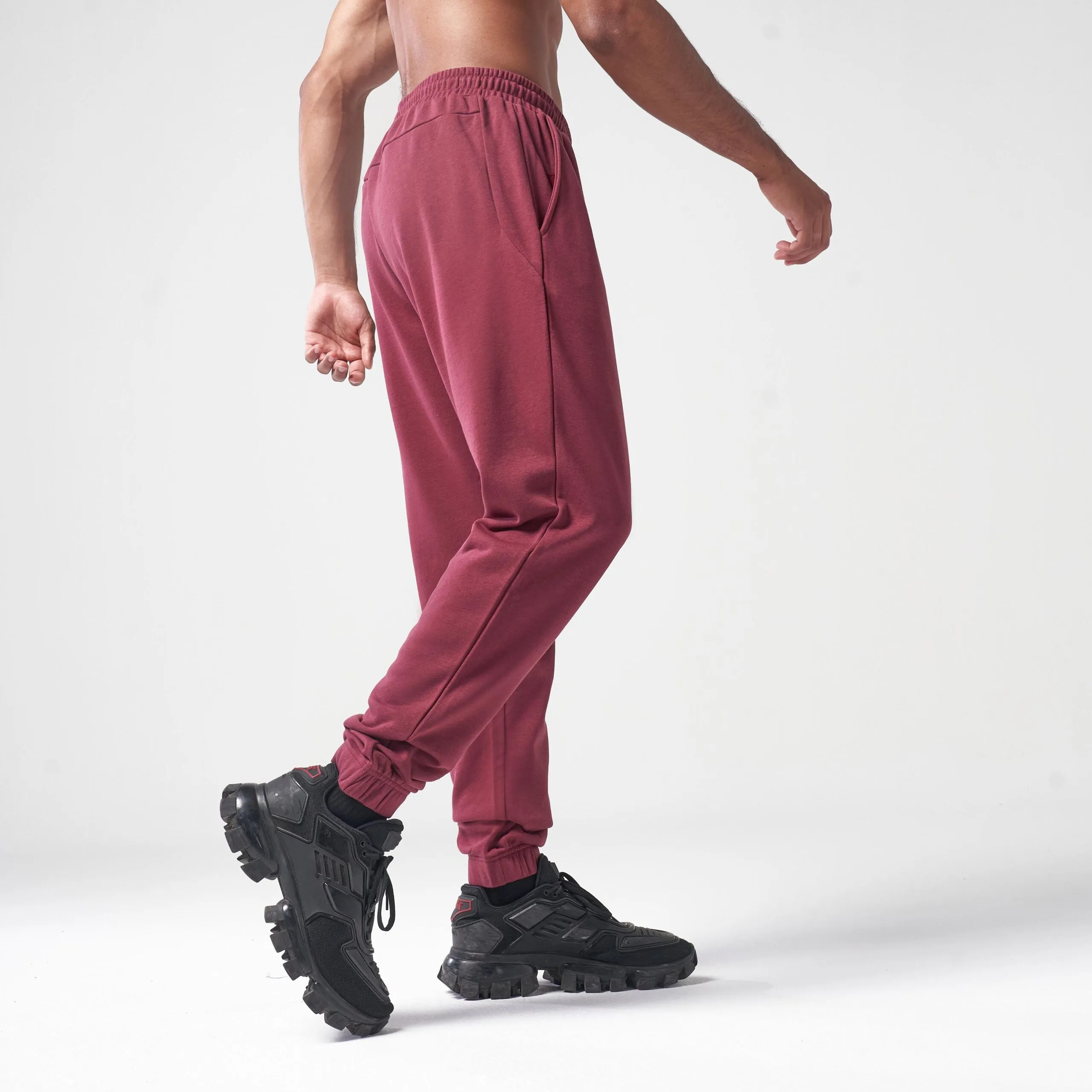 Essential Jogger Pants - Burgundy