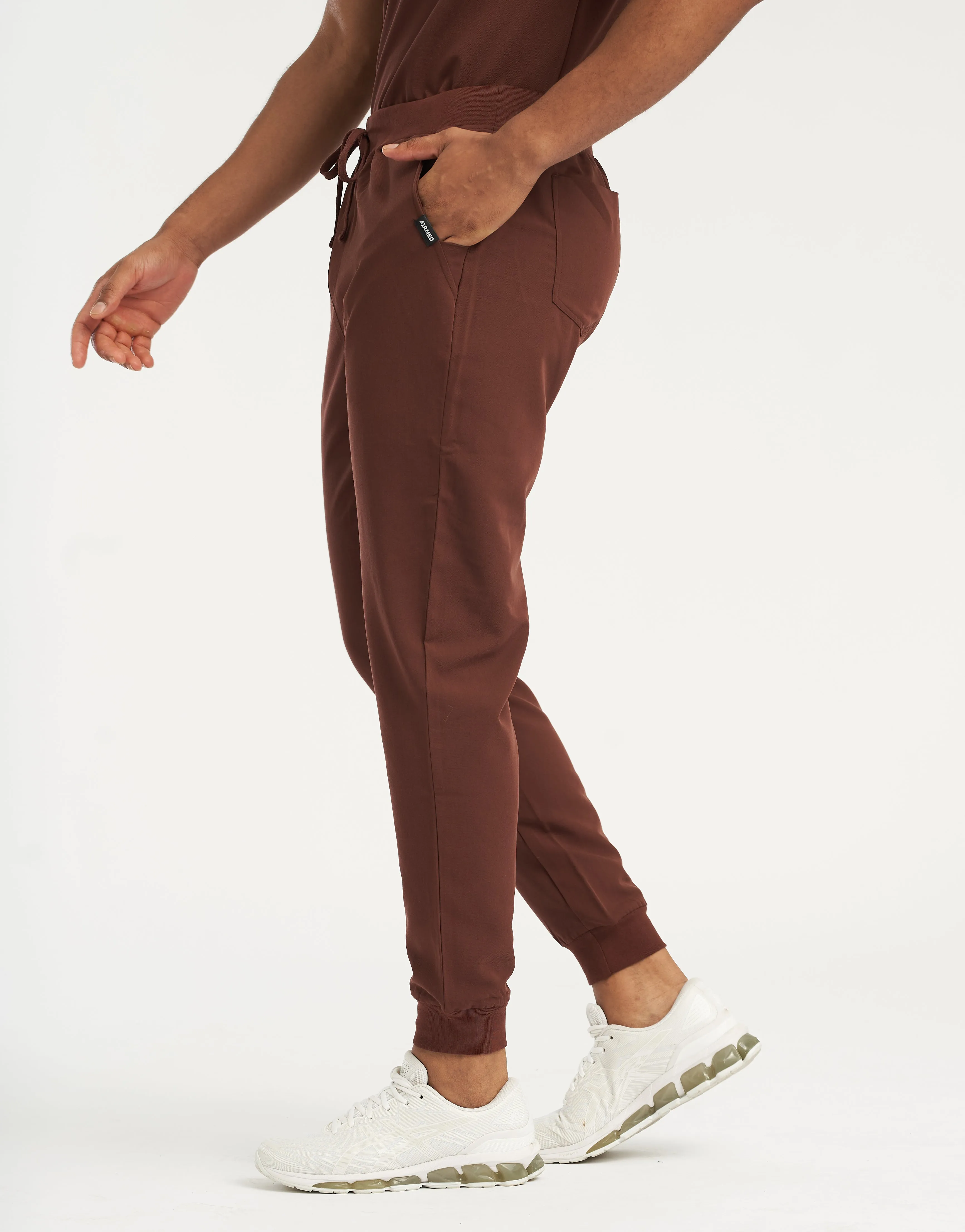 Essential Jogger Scrub Pants - Cocoa