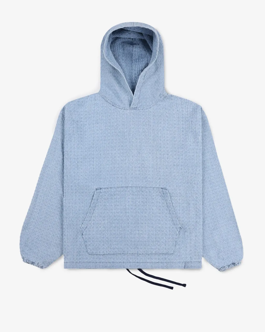 Expand Poncho Hoodie Blue