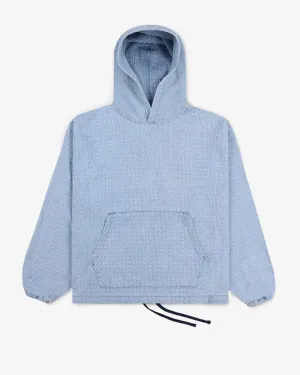 Expand Poncho Hoodie Blue