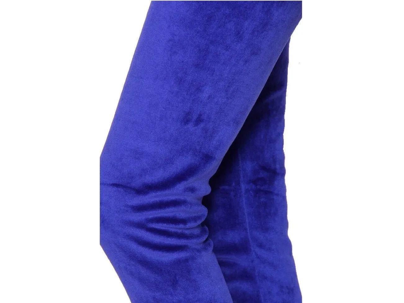 Fleece Velour Crushed Velvet Stretch Leggings