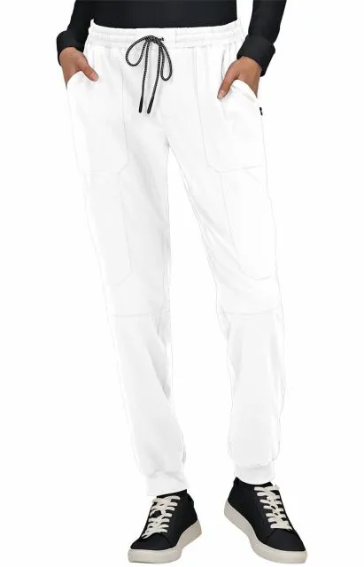 Good Vibe Jogger Pant by KOI(Petite) XXS-5XL /  White