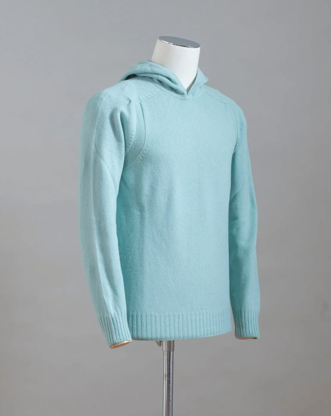 Gran Sasso Geelong Wool Hoodie / Mint