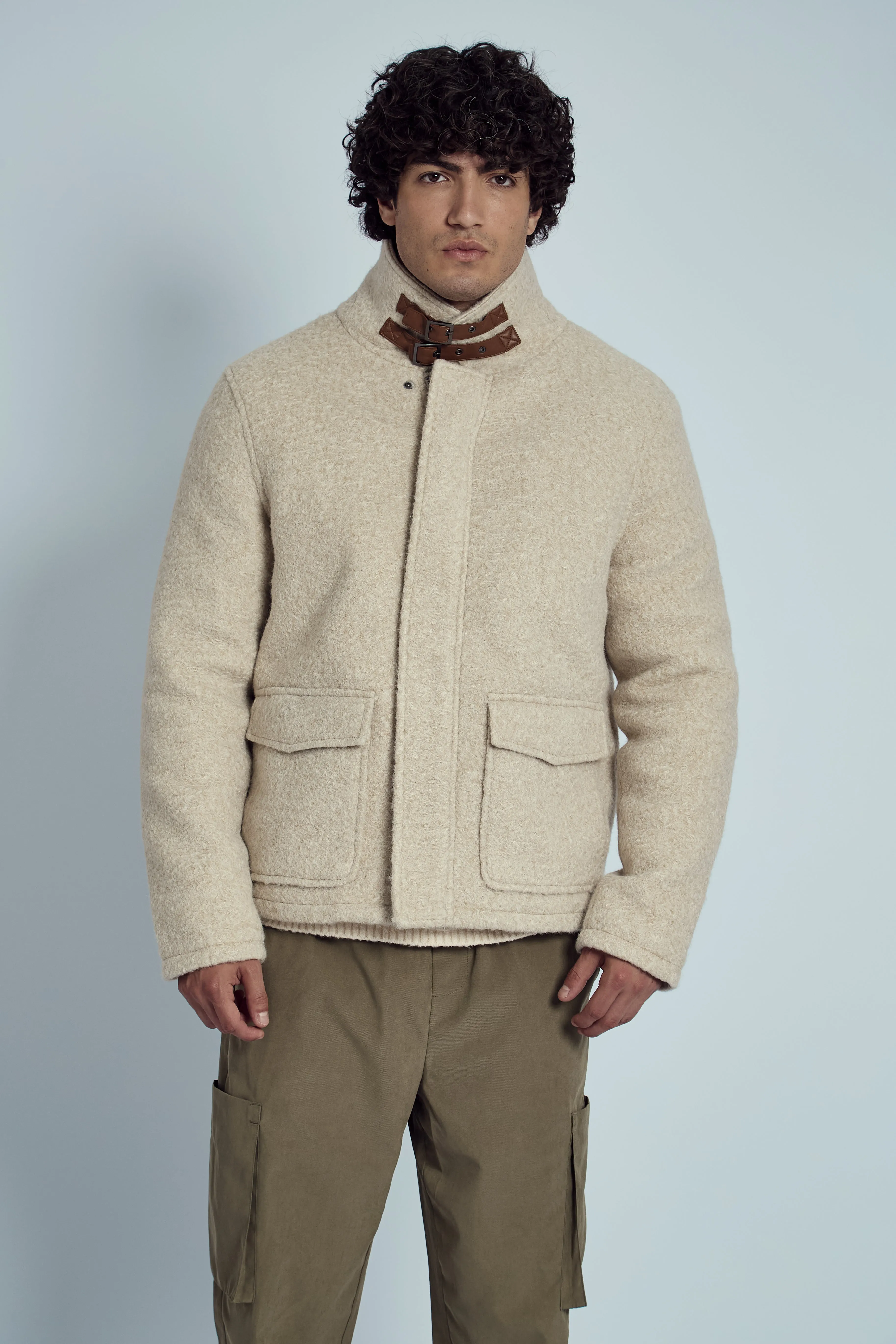 GROVER BOUCLE AVIATOR JACKET