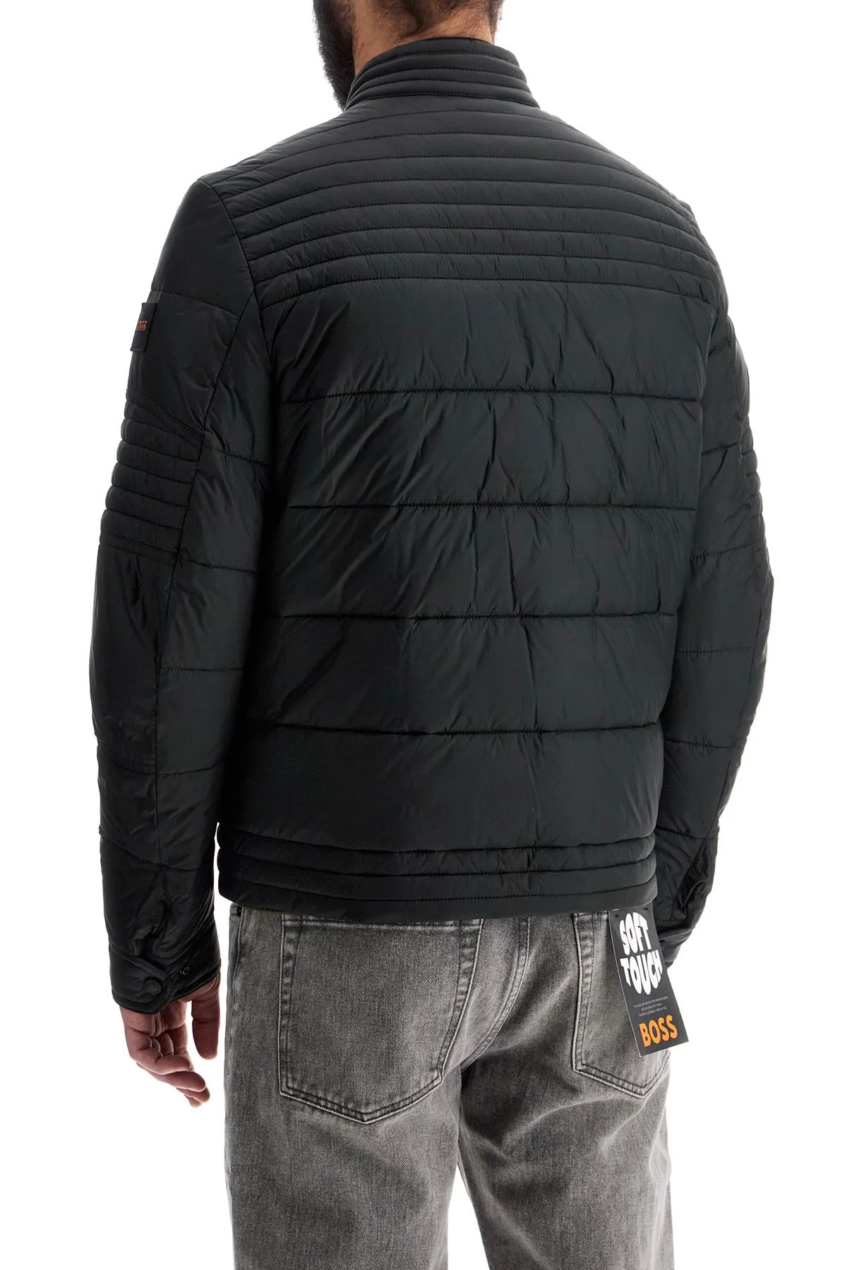 High Collar Quilted Down Jacket