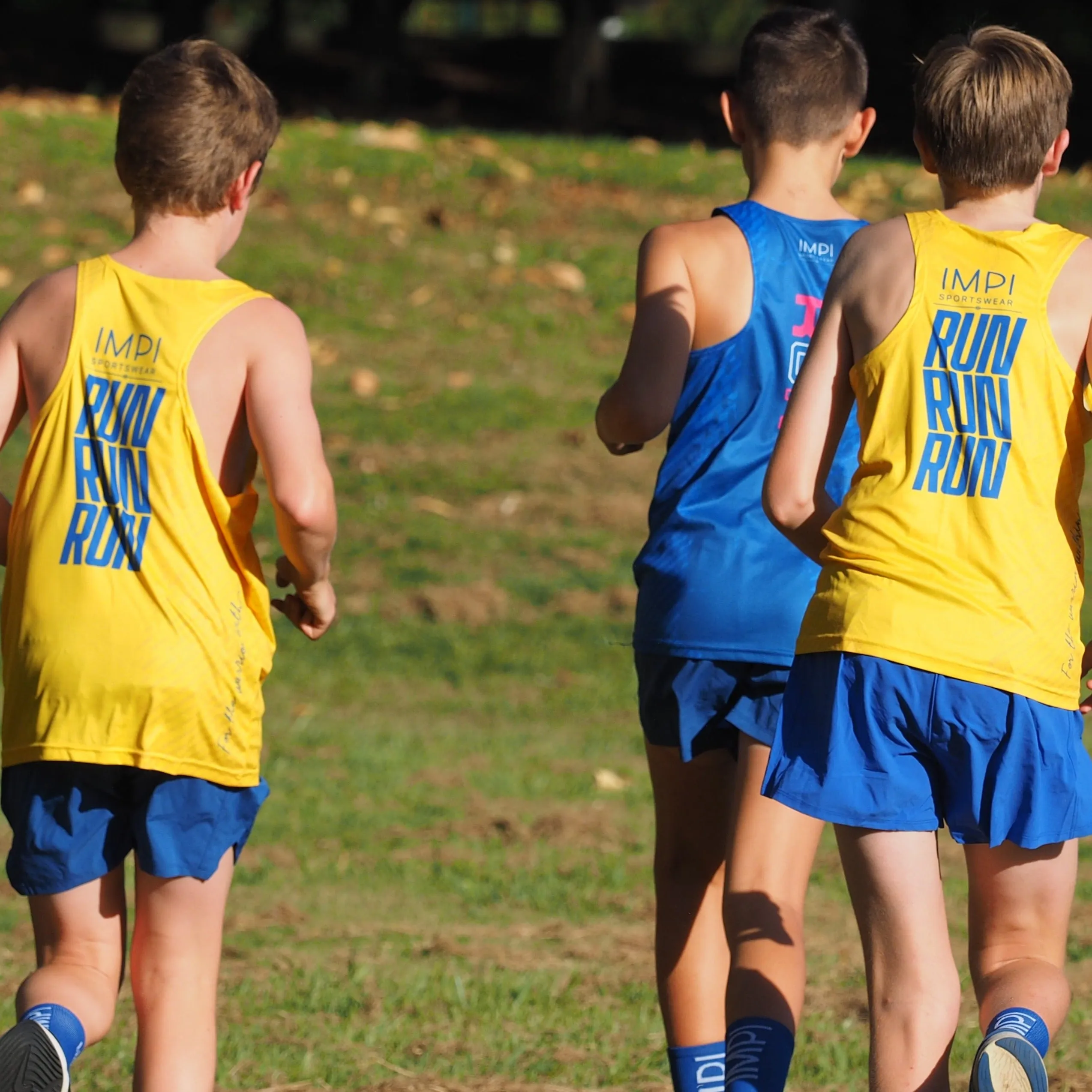 IMPI Boys Running Singlet - Yellow