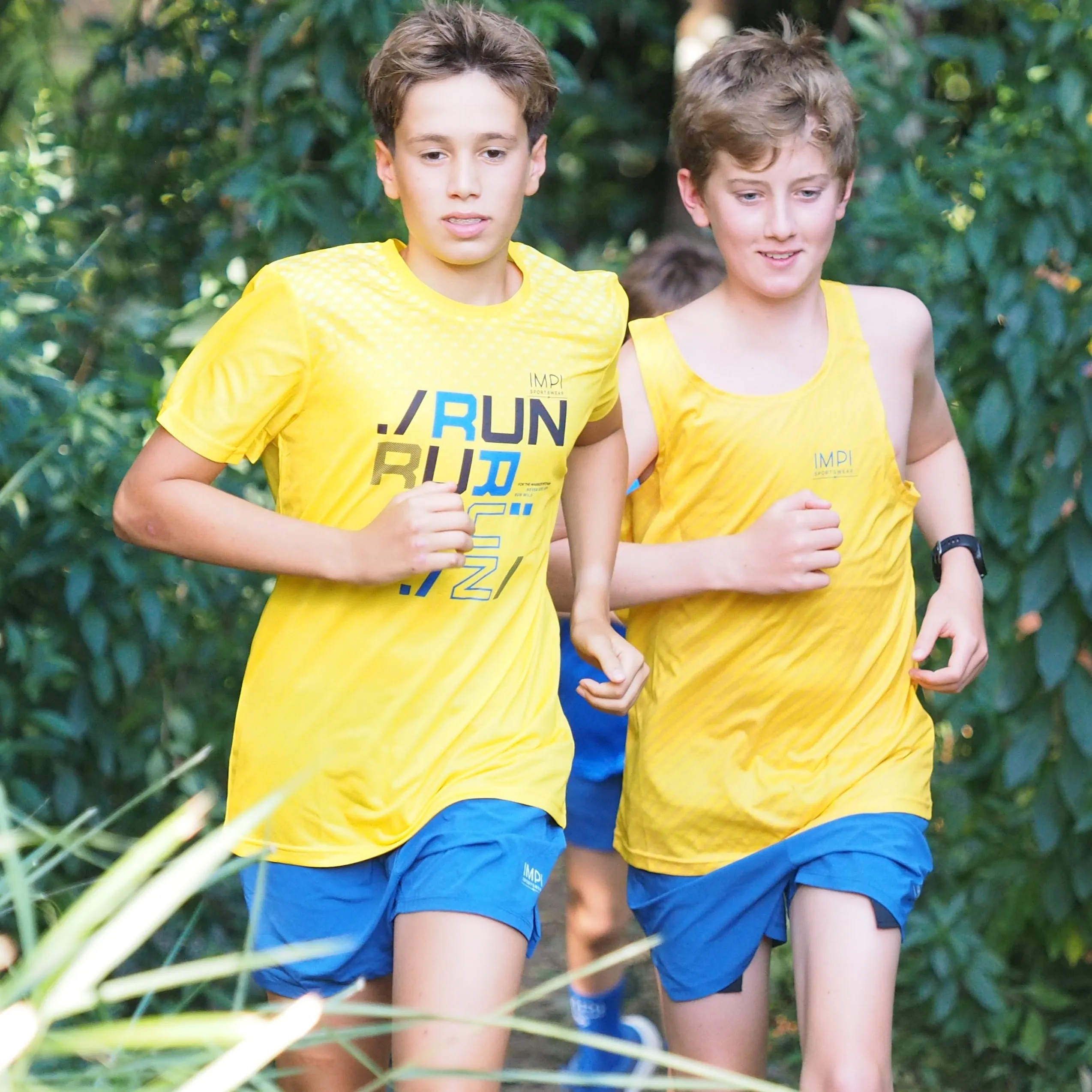 IMPI Boys Running Singlet - Yellow