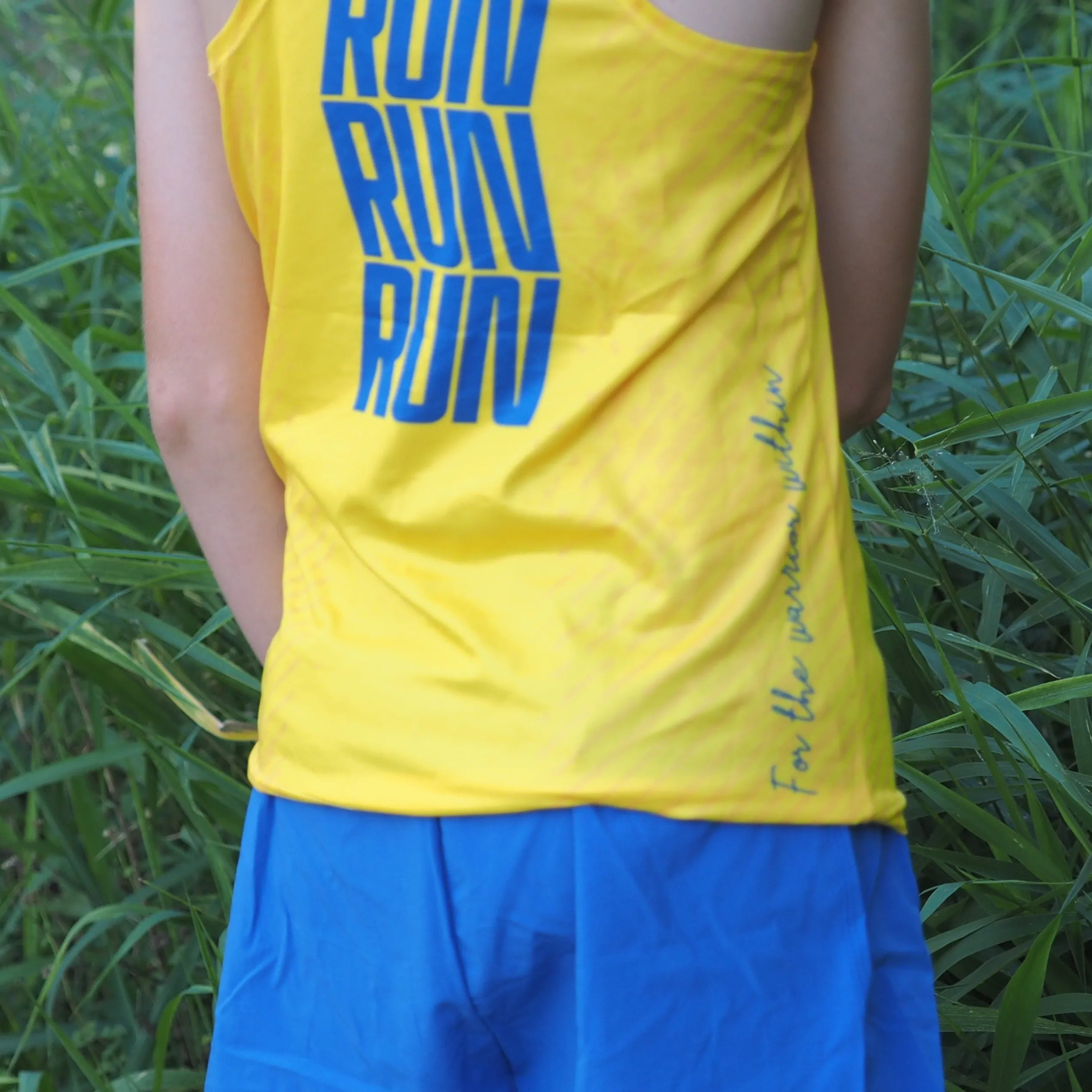 IMPI Boys Running Singlet - Yellow