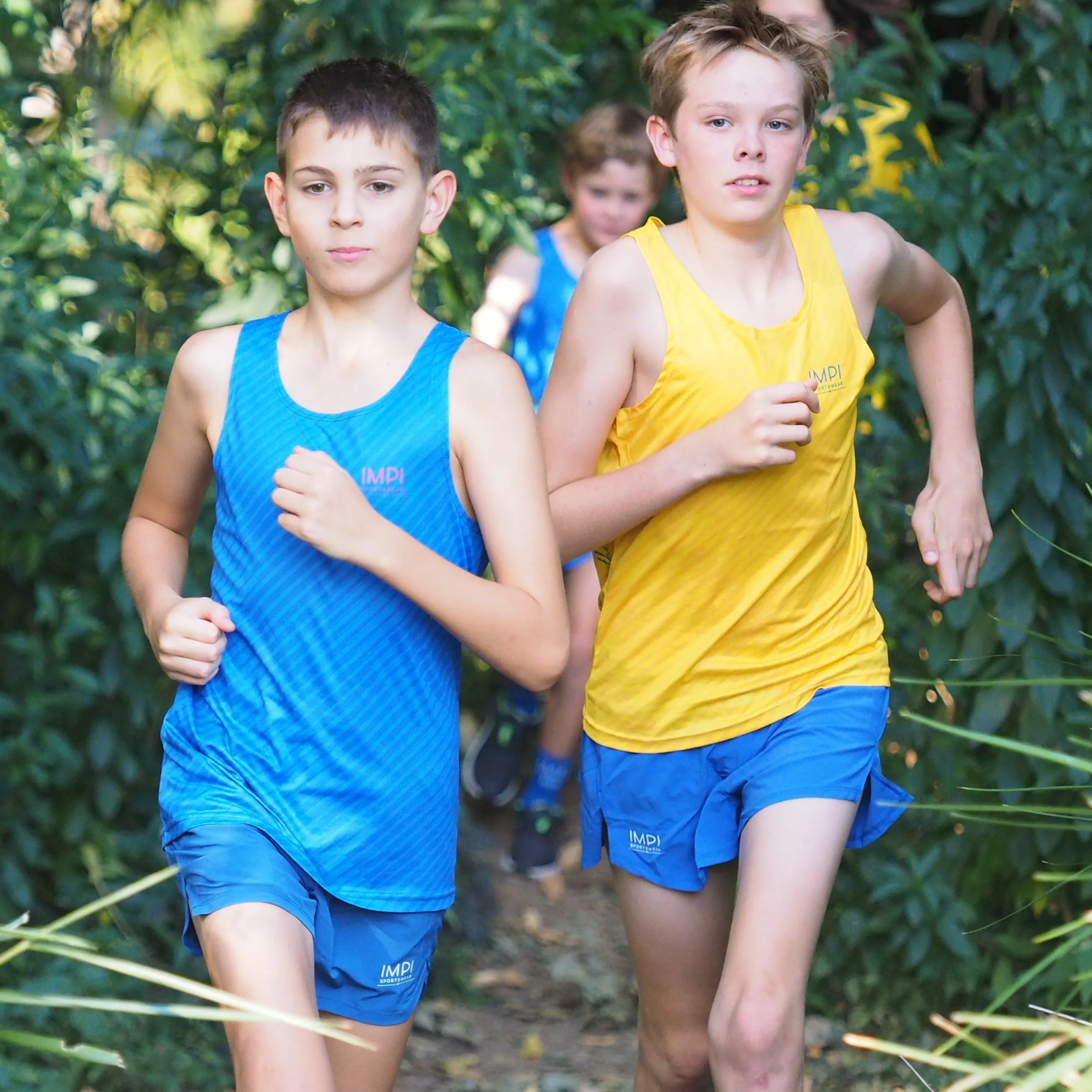 IMPI Boys Running Singlet - Yellow