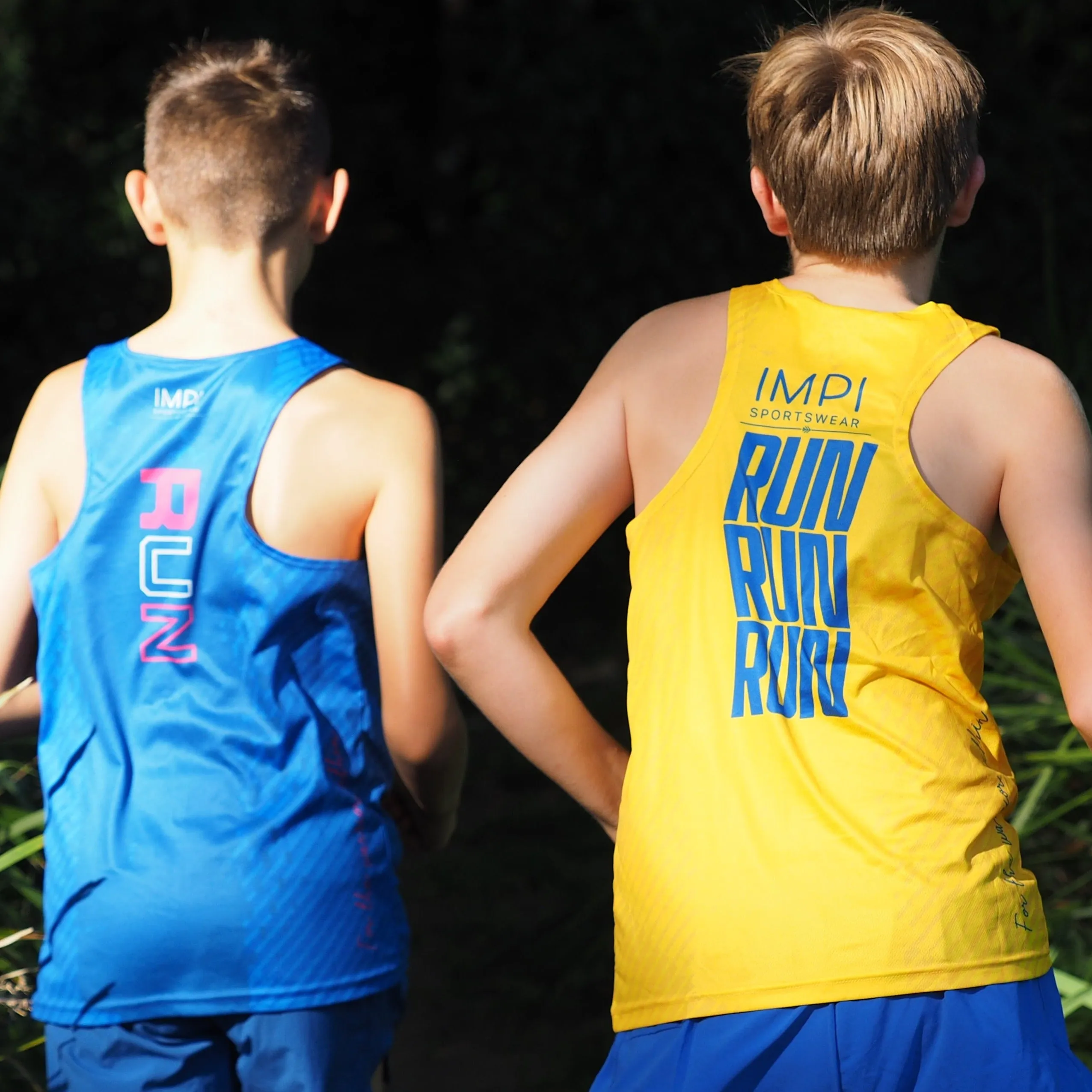 IMPI Boys Running Singlet - Yellow