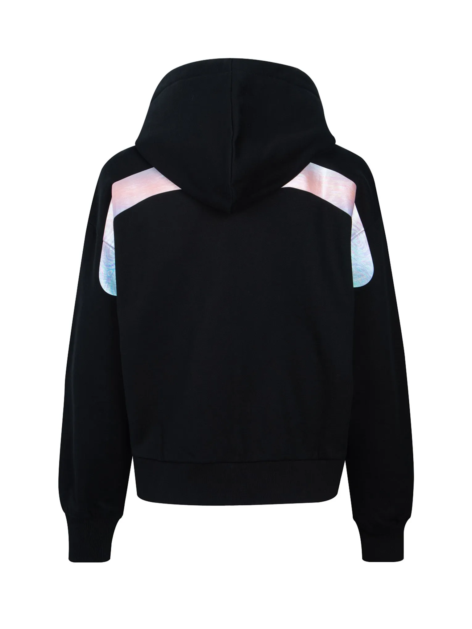 Iridescent Daicock Zip-up Fashion Fit Hoodie