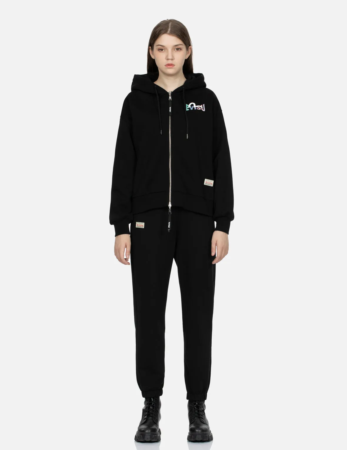 Iridescent Daicock Zip-up Fashion Fit Hoodie