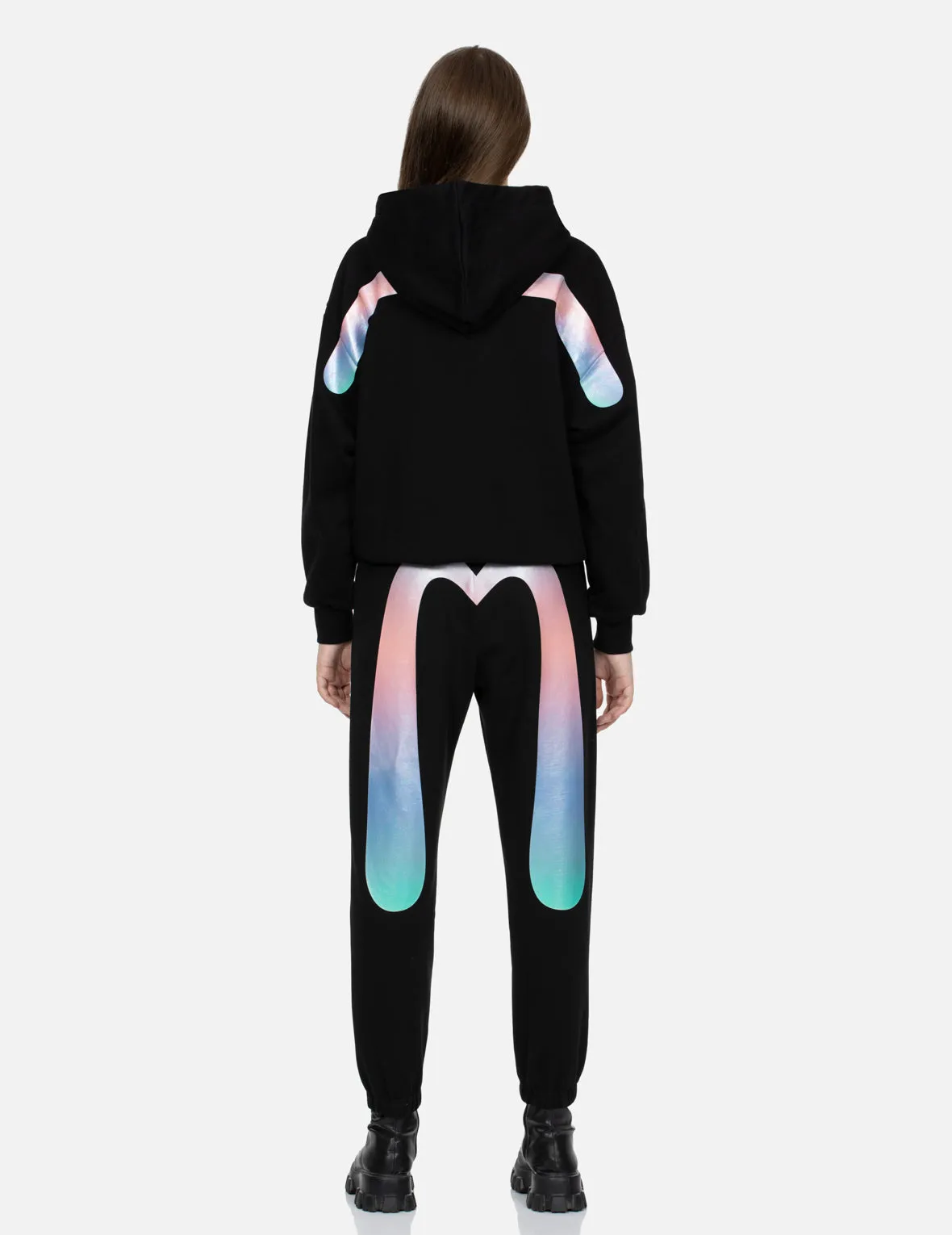 Iridescent Daicock Zip-up Fashion Fit Hoodie