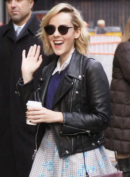 JENA MALONE LEATHER JACKET | WOMEN CELEBRITY LEATHER JACKET BY THE JACKET SELLER