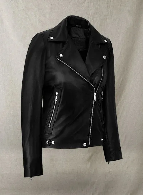 JENA MALONE LEATHER JACKET | WOMEN CELEBRITY LEATHER JACKET BY THE JACKET SELLER