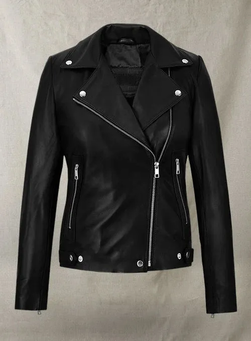 JENA MALONE LEATHER JACKET | WOMEN CELEBRITY LEATHER JACKET BY THE JACKET SELLER