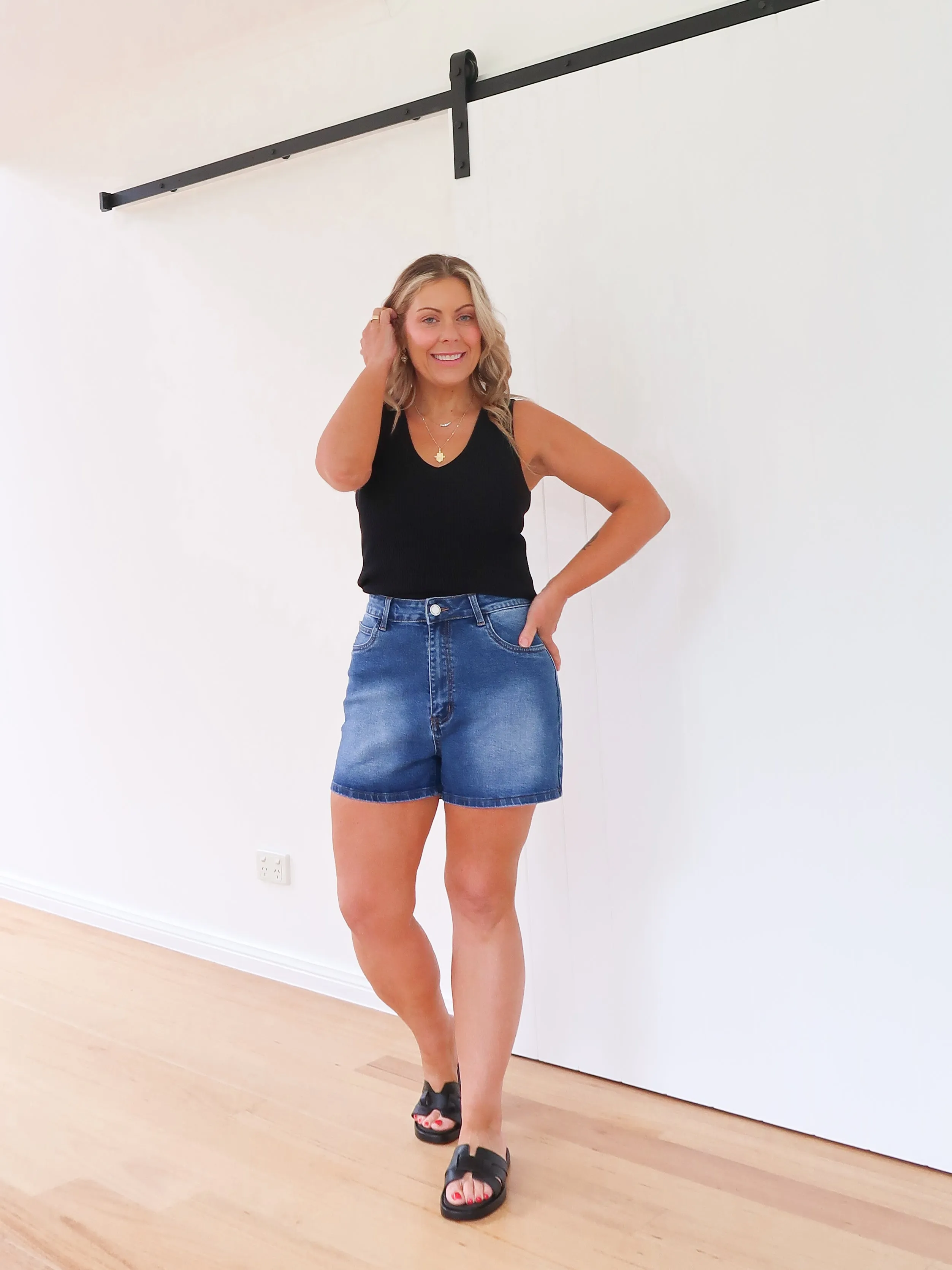 Jude Denim Short- Dark Blue