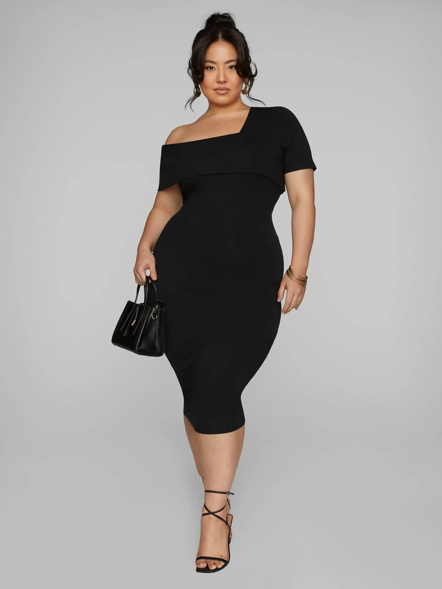 Julie One Shoulder Tee Shirt Dress