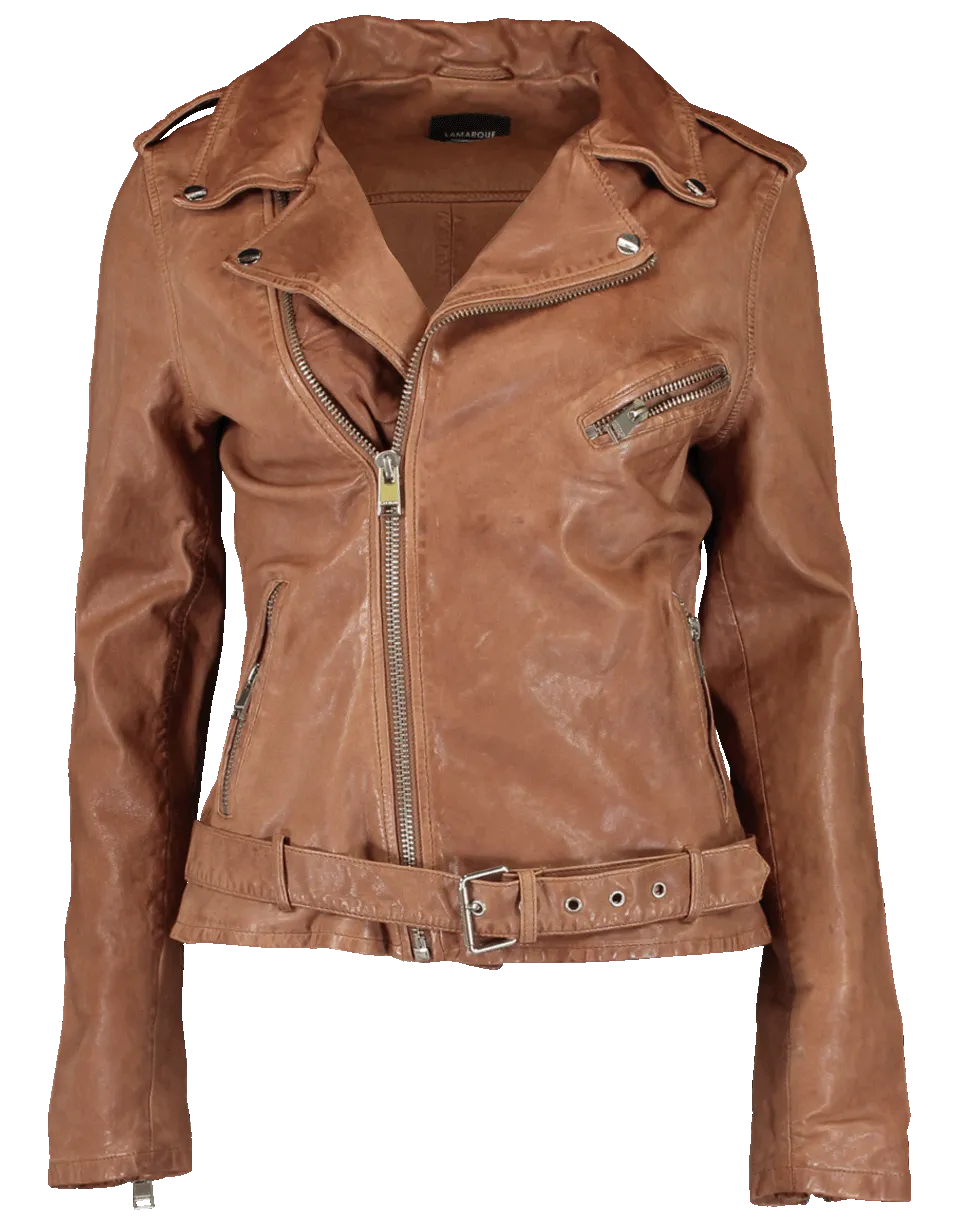 Kiyoshi Leather Biker Jacket