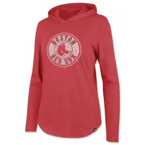 Ladies 47 Frankie Hooded Long Sleeve - Red