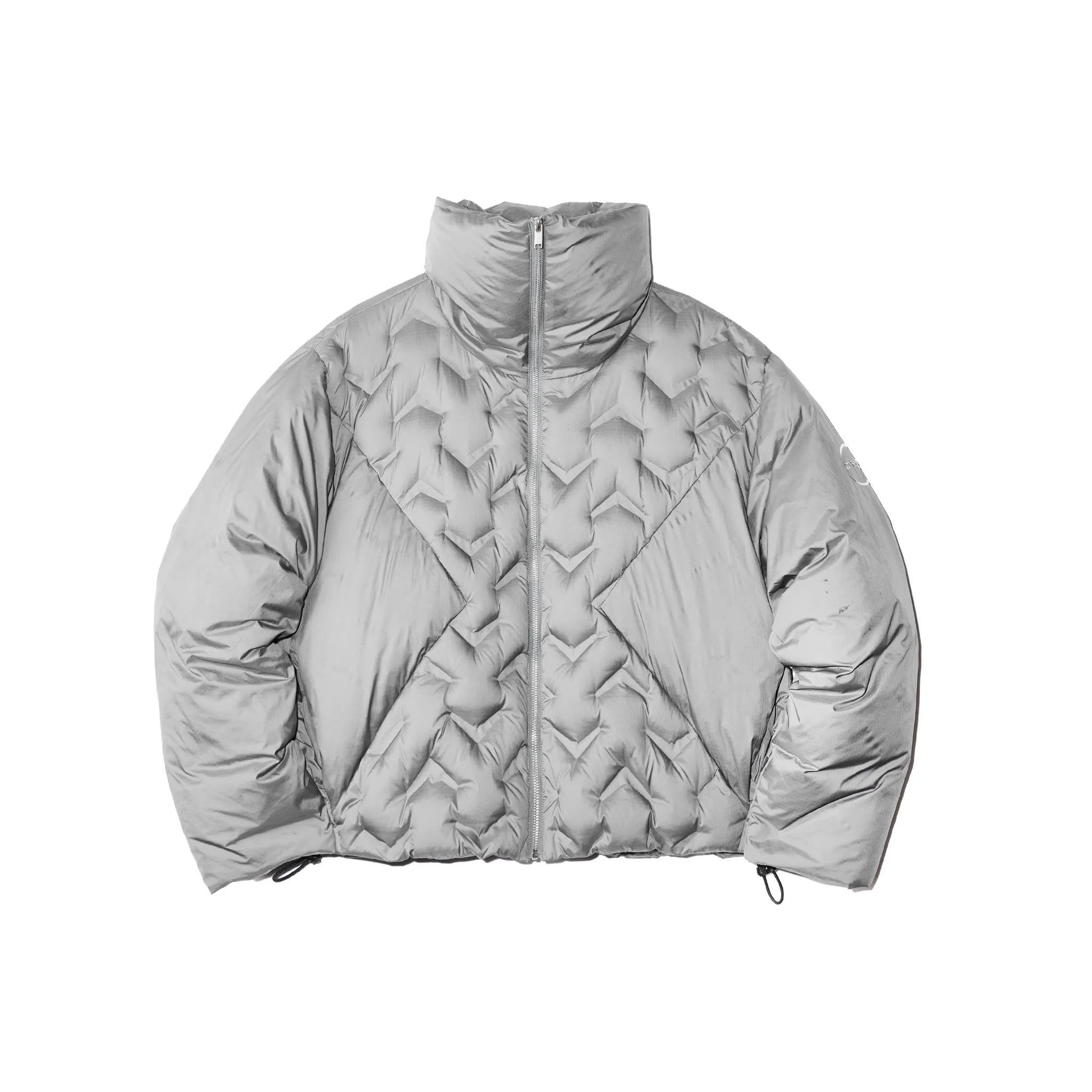 Laser Embossing Down Jacket Charcoal