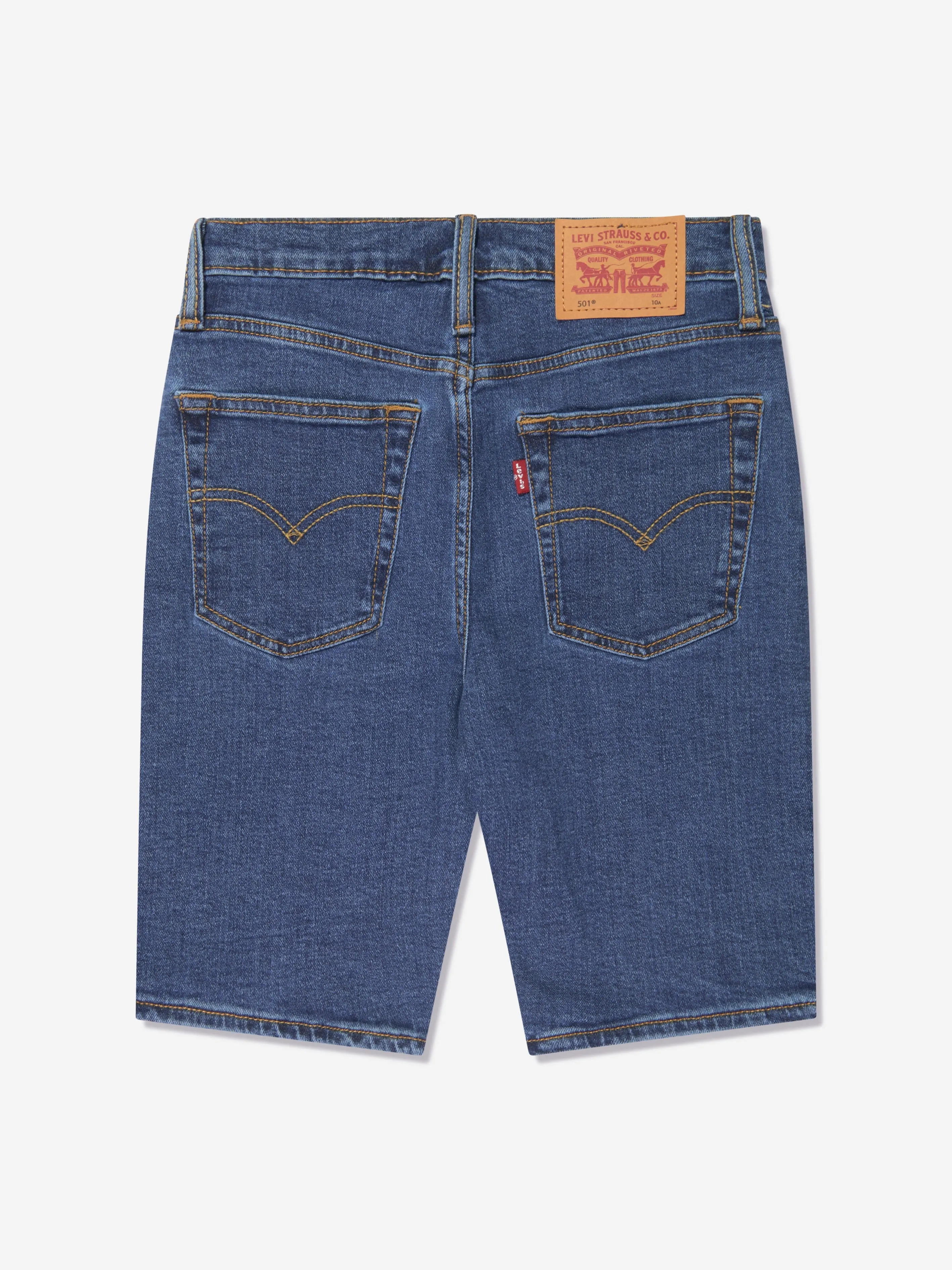 Levi's Wear Boys 501 Original Shorts in Blue