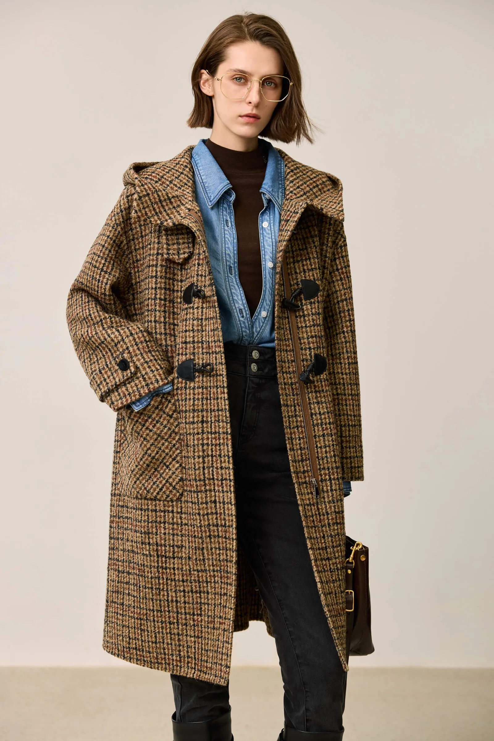 LILY Vintage Collegiate Wool Coat