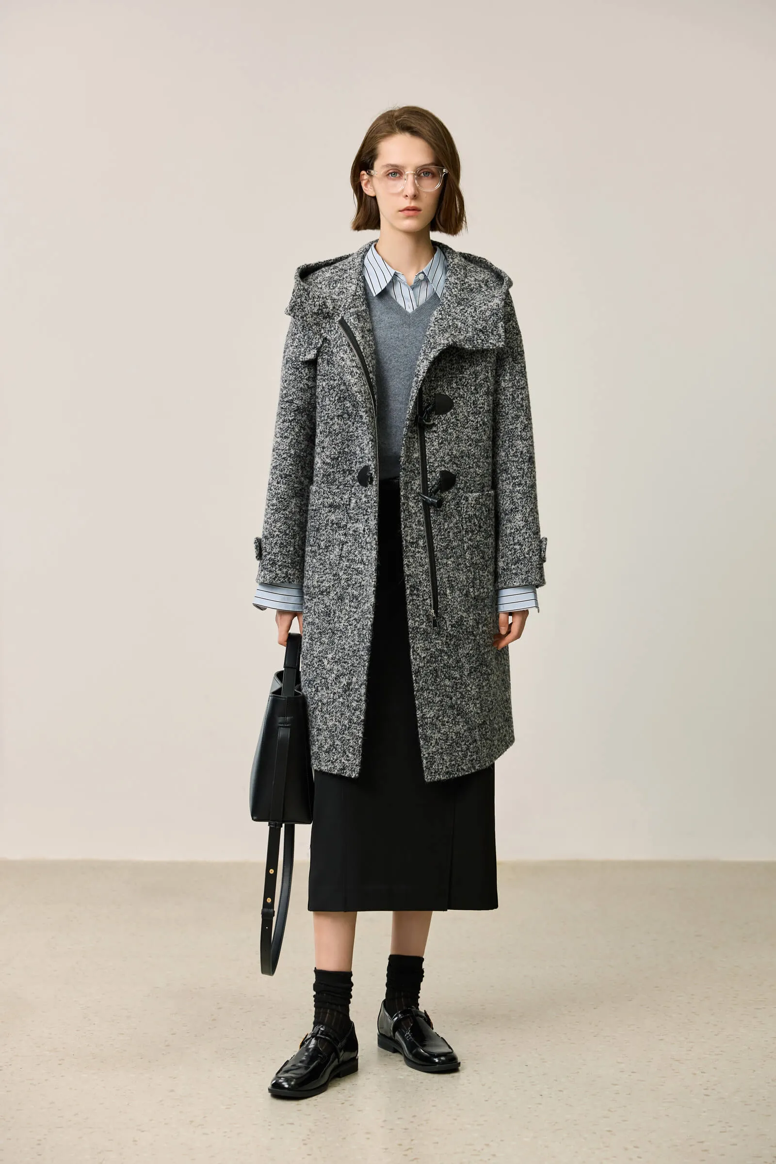 LILY Vintage Collegiate Wool Coat