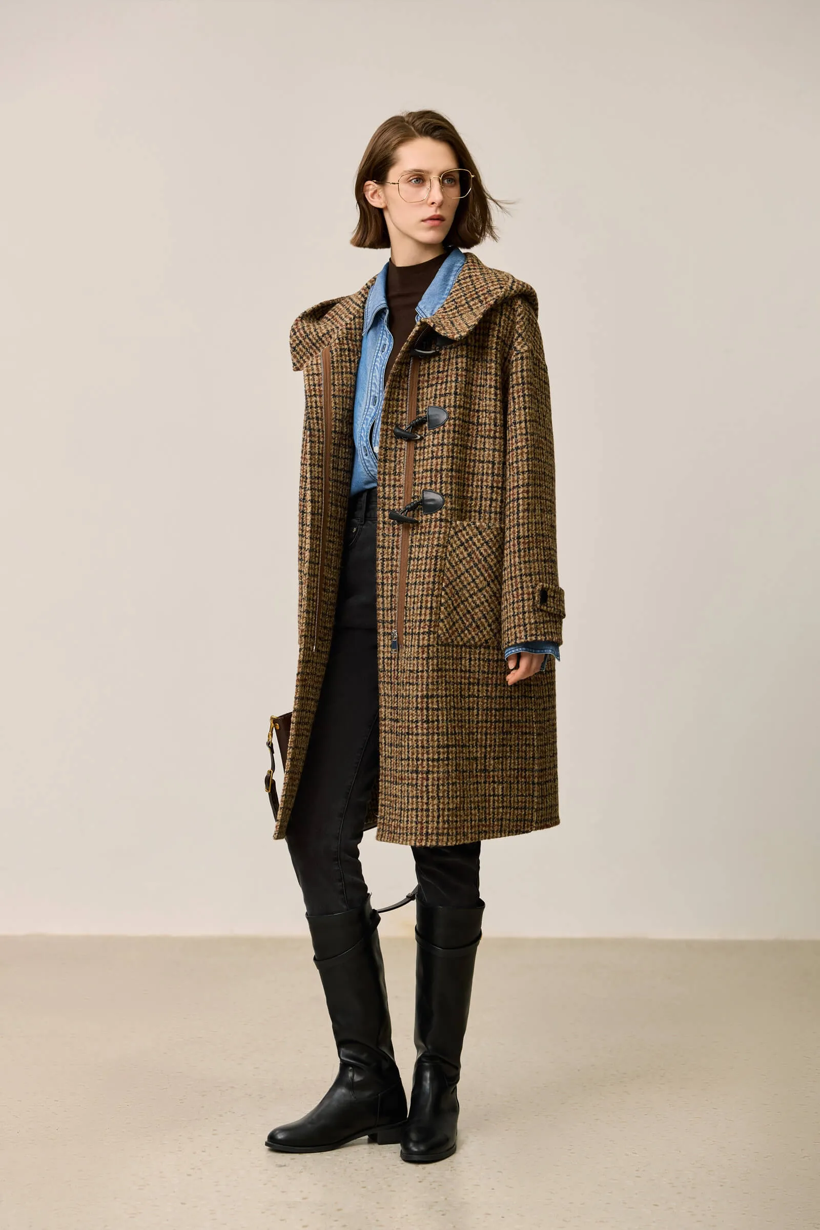 LILY Vintage Collegiate Wool Coat