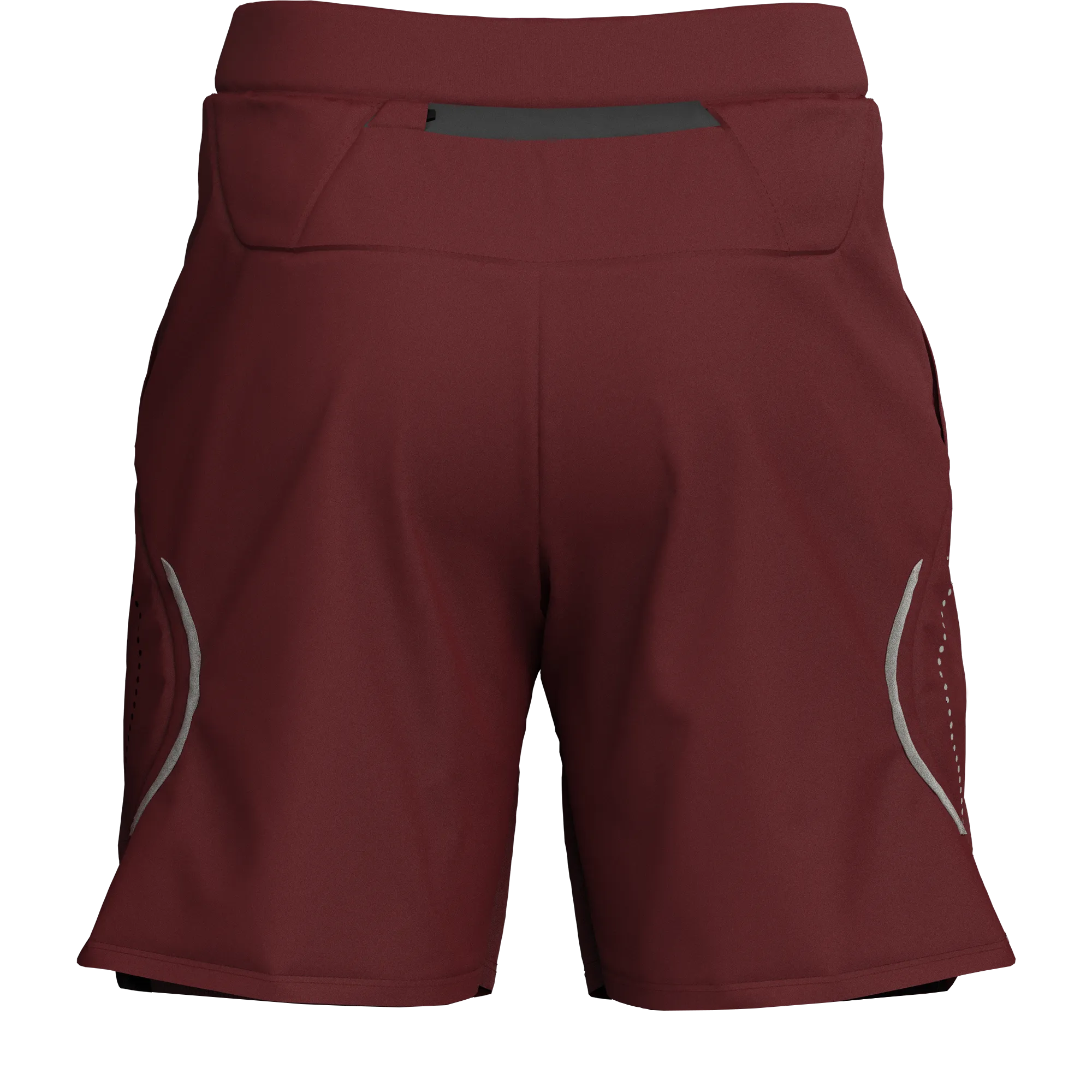 Men's Burgundy T-Shirt, Sports Shorts & Socks Set