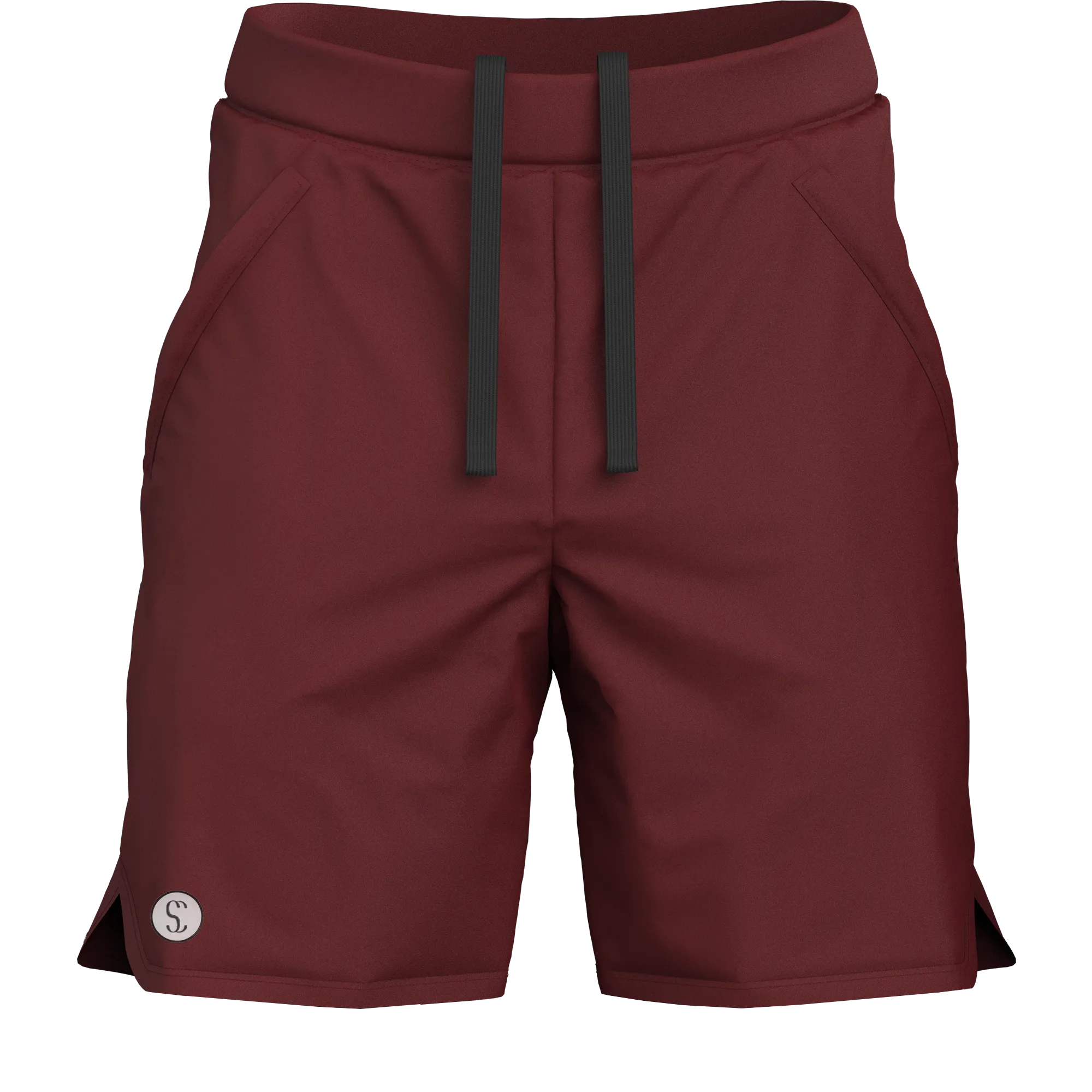 Men's Burgundy T-Shirt, Sports Shorts & Socks Set