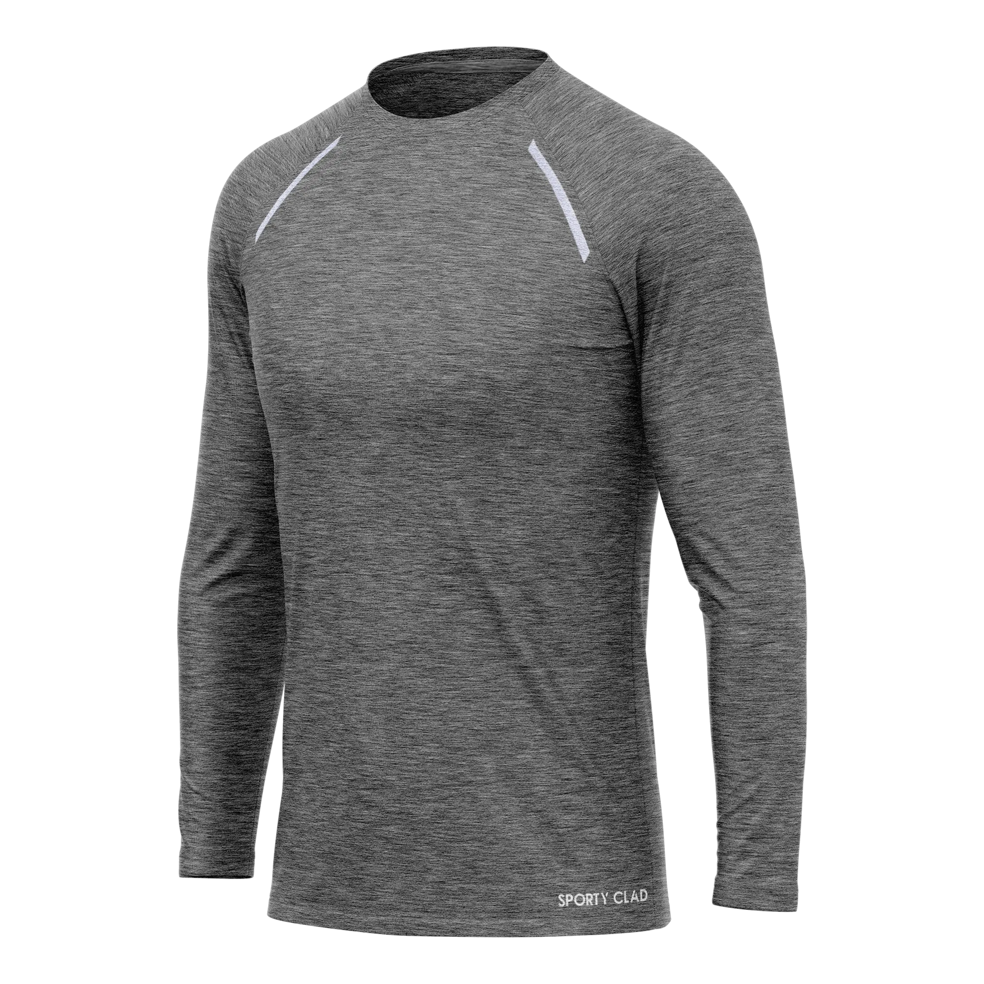 Men's Light Grey Long Sleeve T-Shirt, Sports Shorts & Socks Set