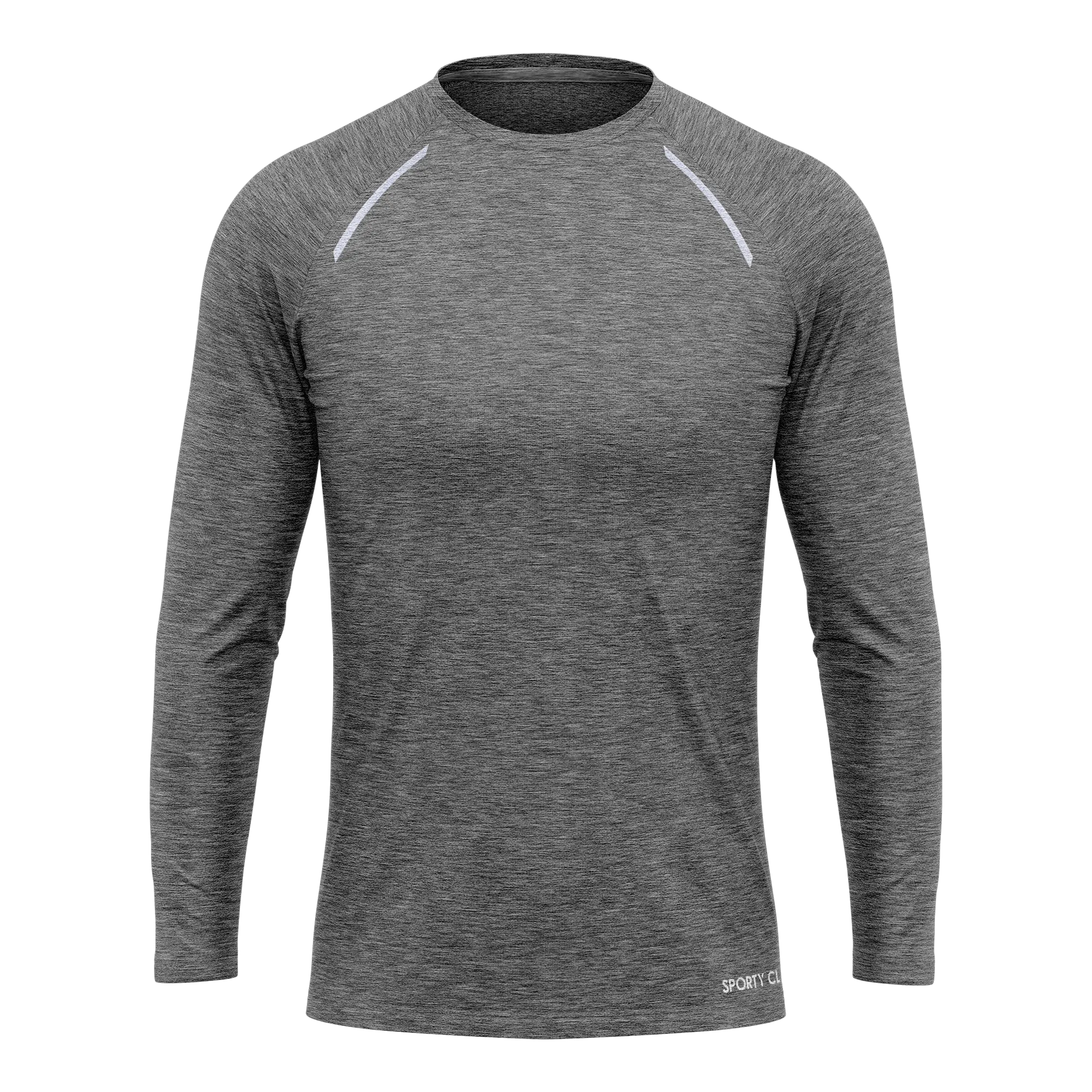 Men's Light Grey Long Sleeve T-Shirt, Sports Shorts & Socks Set