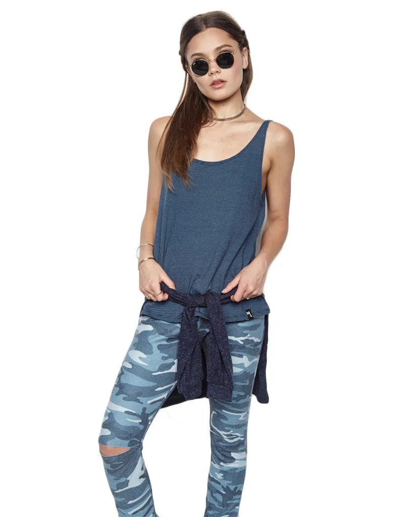 Michael Lauren Jonas Jogger w/Knee Slits in Ocean Camo