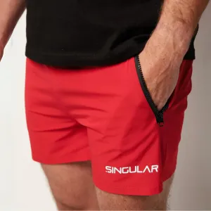 Muscle Fit Shorts Crimson