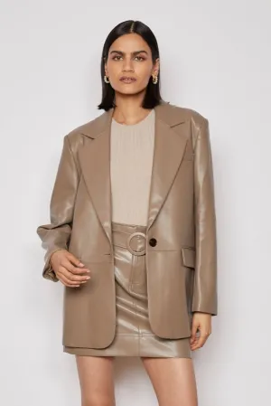 NOEL PU JACKET TAUPE