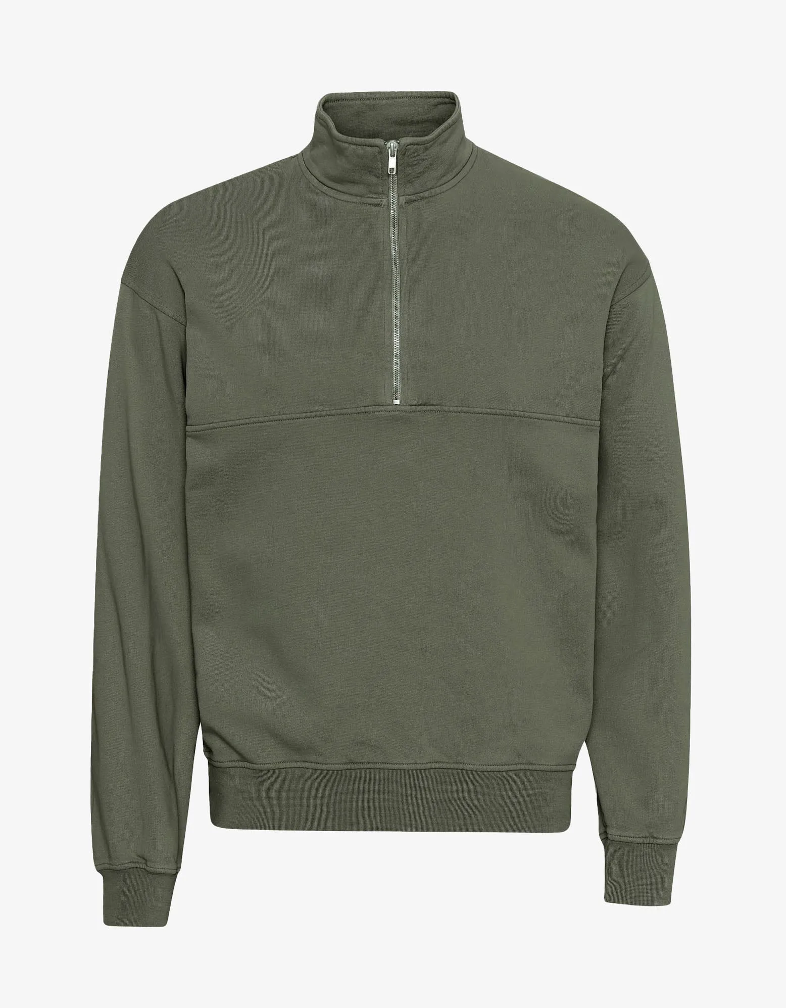 Organic Quarter Zip - Dusty Olive