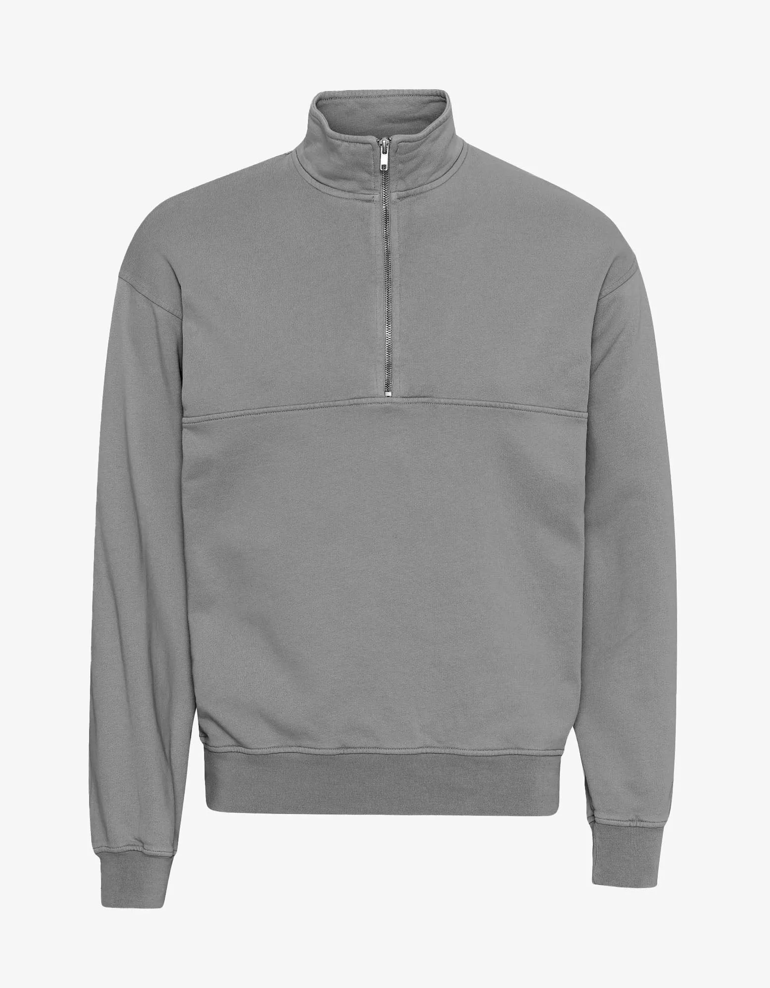 Organic Quarter Zip - Storm Grey