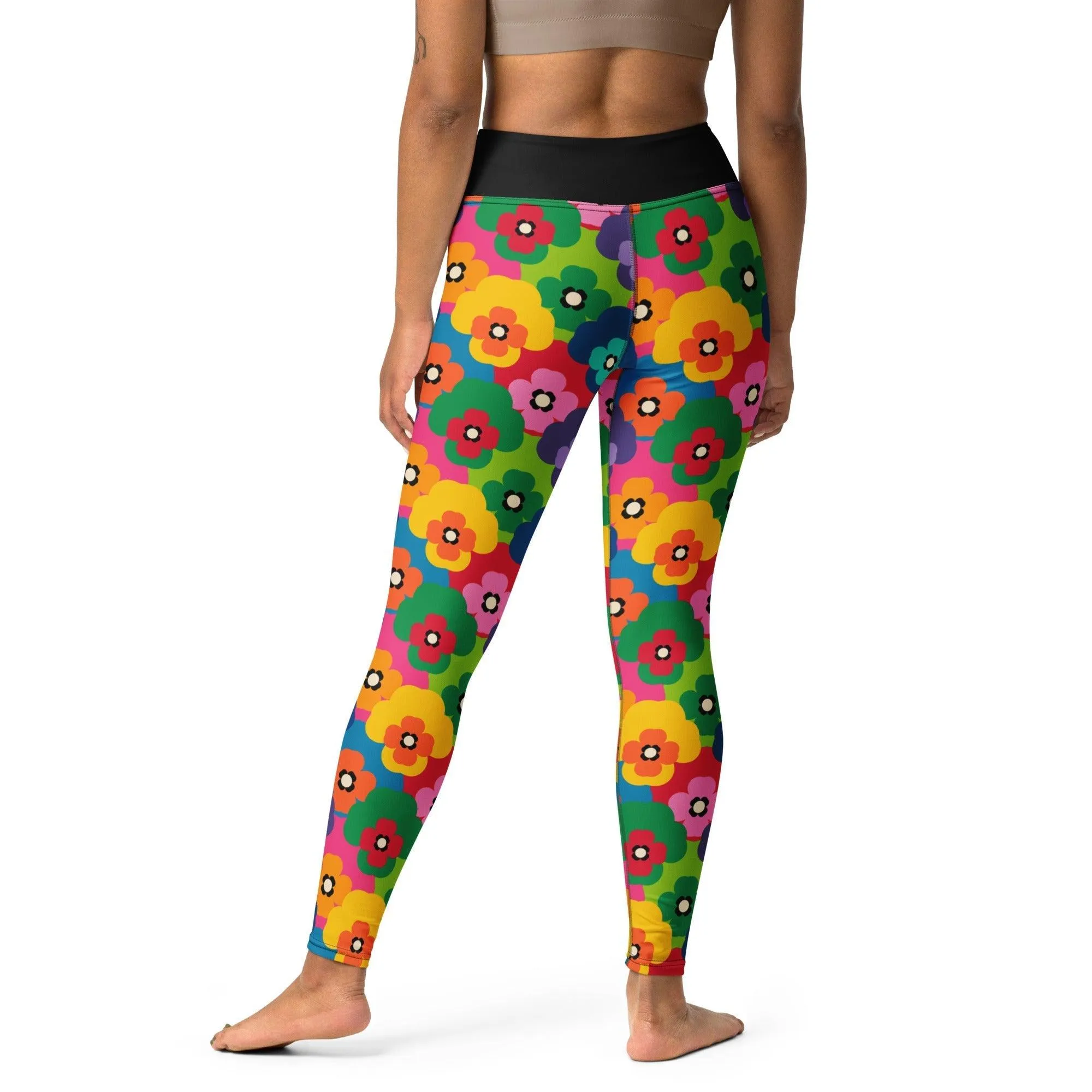 PANSY FAB -2- Yoga Leggings