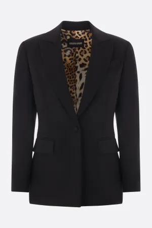 Peak Lapel Cady Blazer