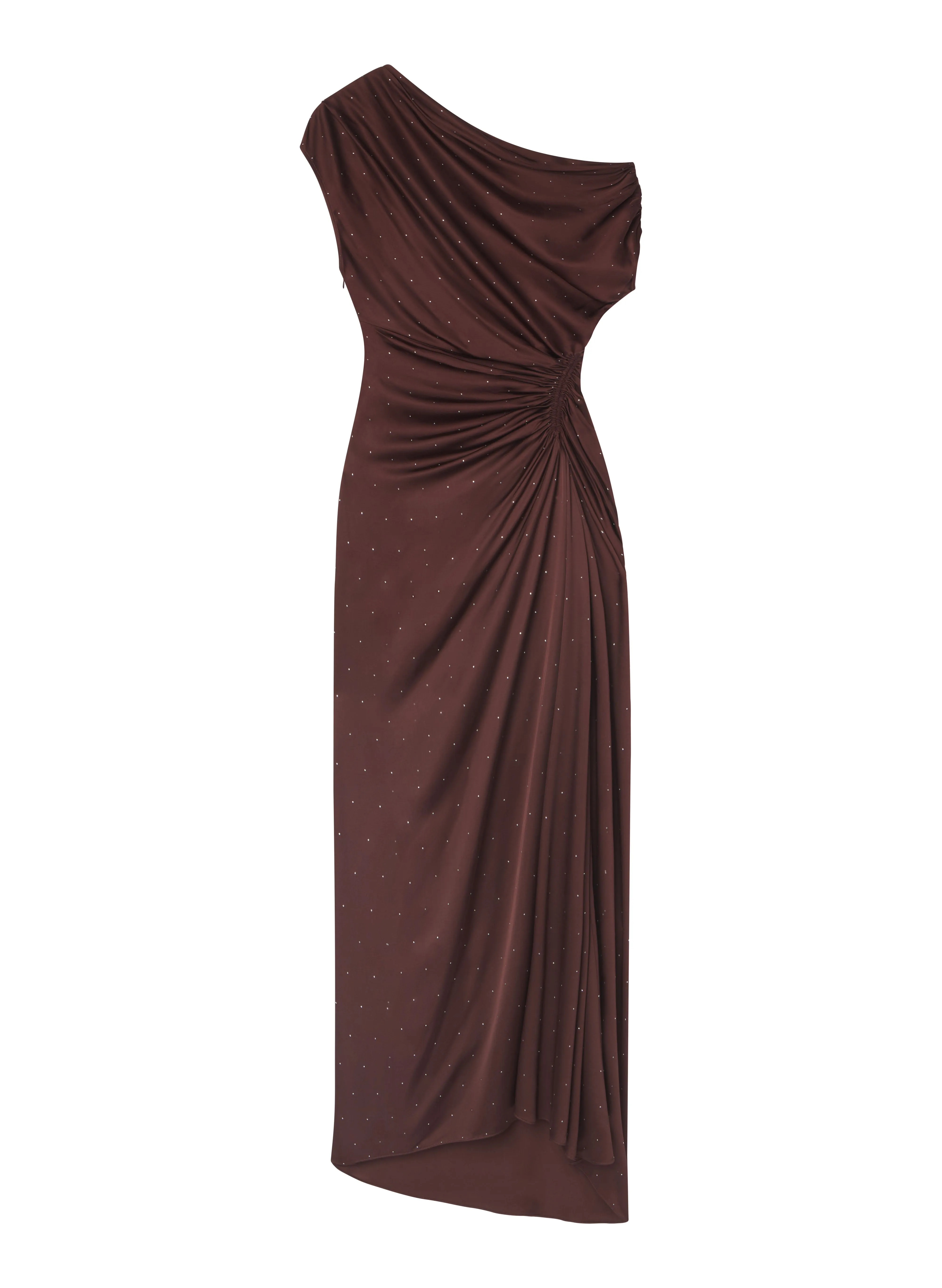 Penny Embellished Satin Maxi Dress